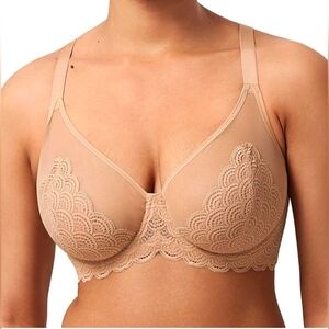 HSIA Elegant Lace Nude Bra